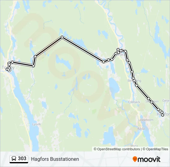 303  Line Map
