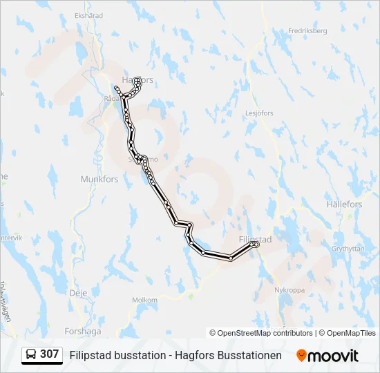 307  Line Map