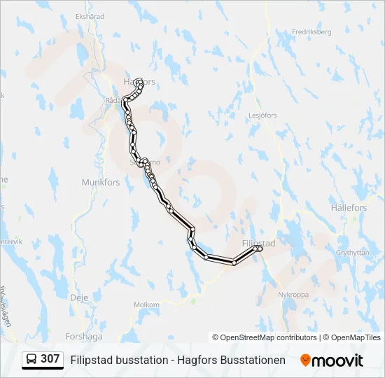 307  Line Map