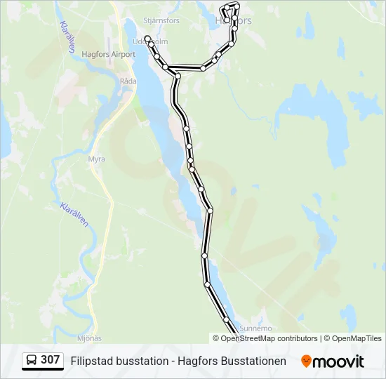 307  Line Map