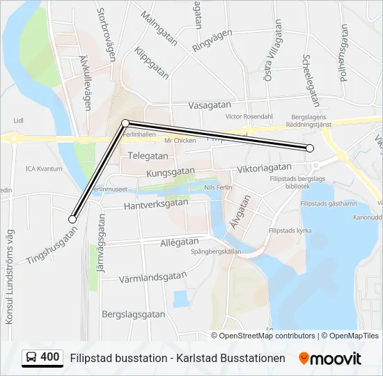 400  Line Map
