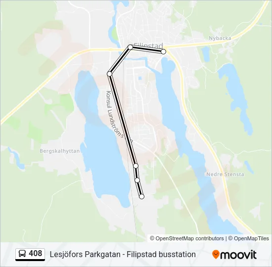 408  Line Map