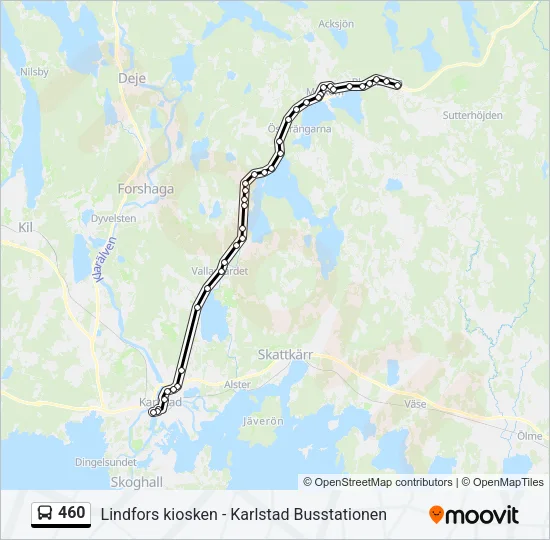 460  Line Map