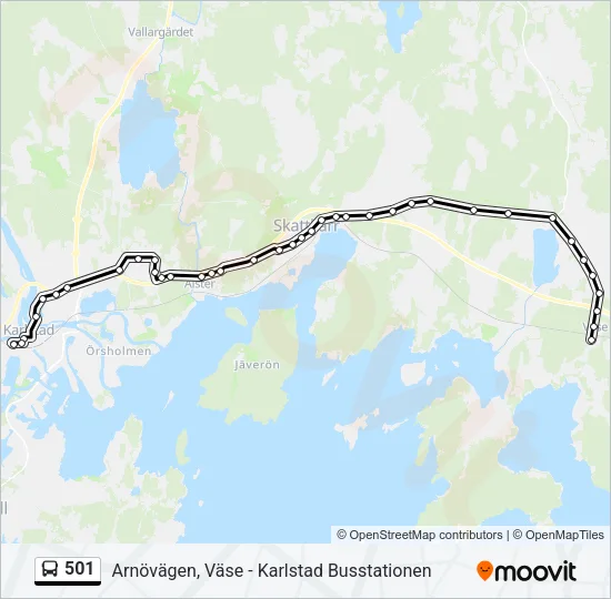501  Line Map