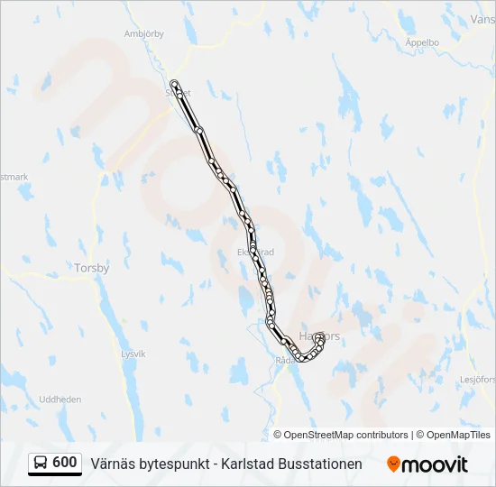 600  Line Map