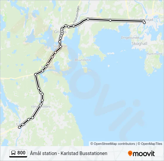 800  Line Map