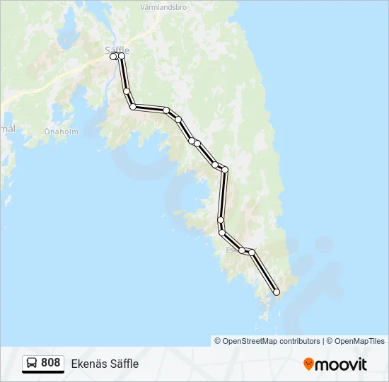 808  Line Map