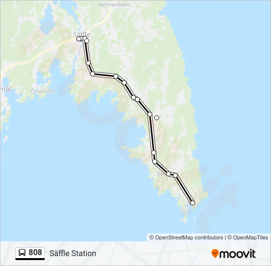 808  Line Map