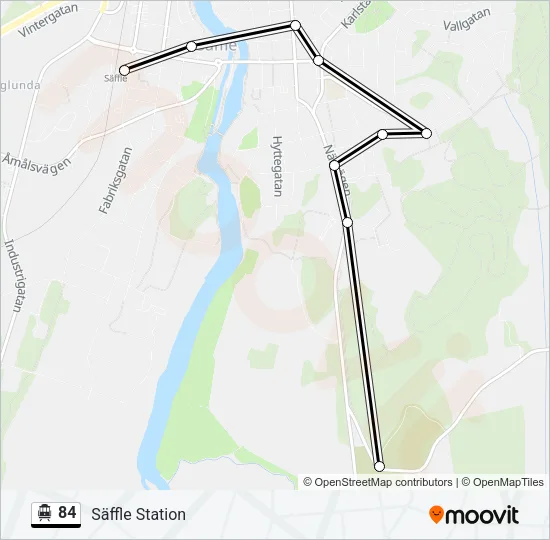 84 Cable Car Line Map