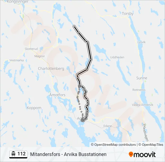 112 Cable Car Line Map