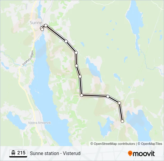 215 Cable Car Line Map
