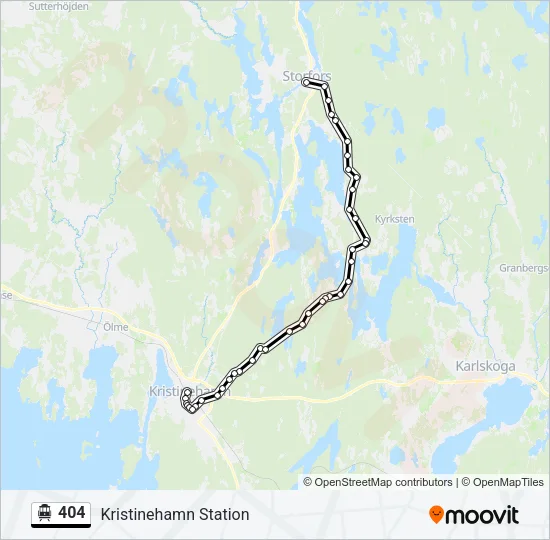 404 Cable Car Line Map