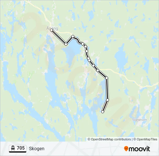 705 Cable Car Line Map