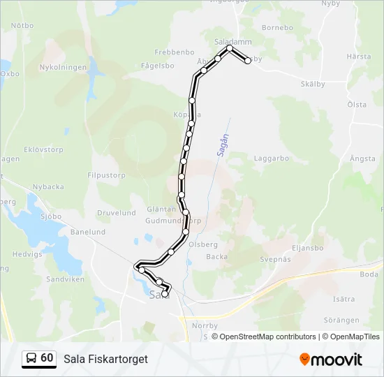 60  Line Map