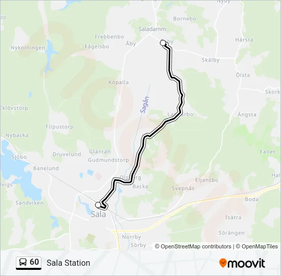 60  Line Map
