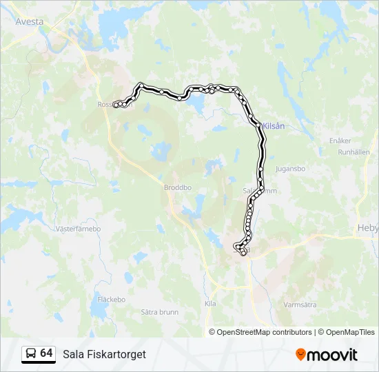 64  Line Map
