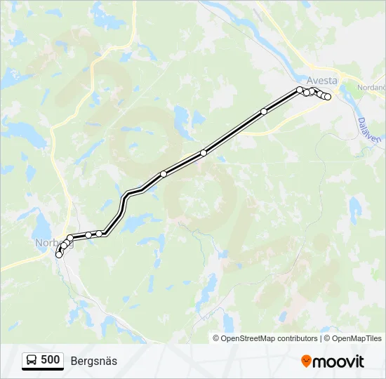 500  Line Map
