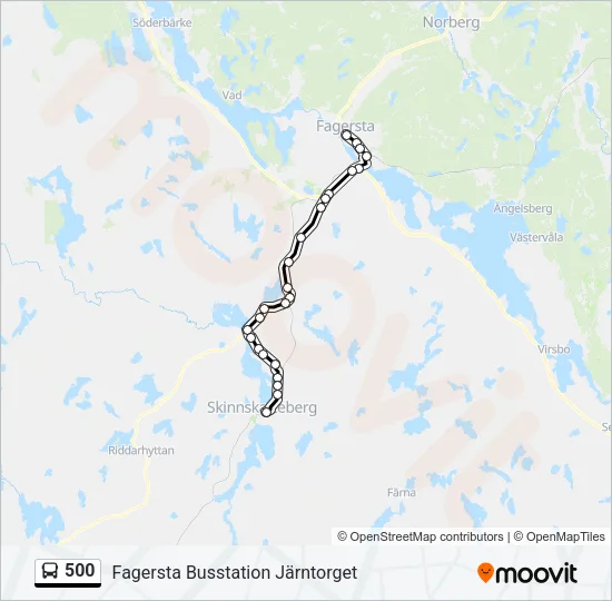 500  Line Map