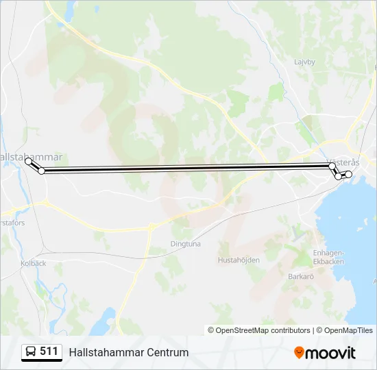 511  Line Map