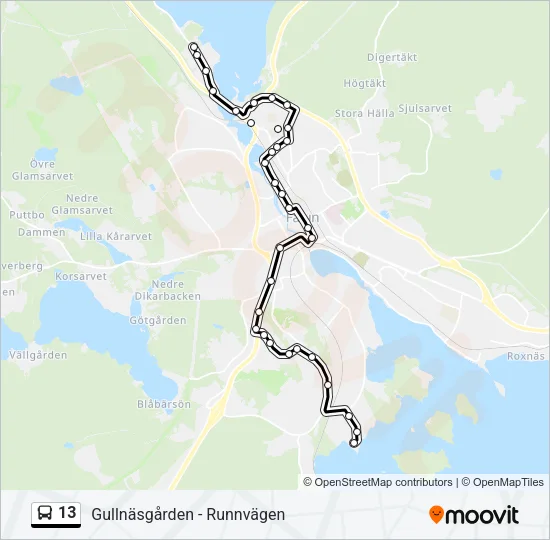 13  Line Map