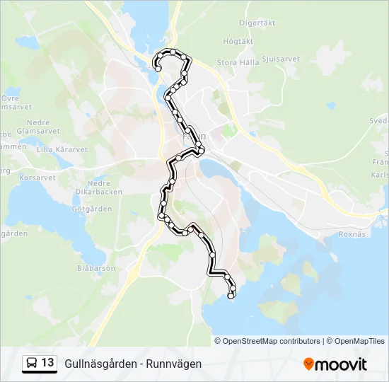 13  Line Map