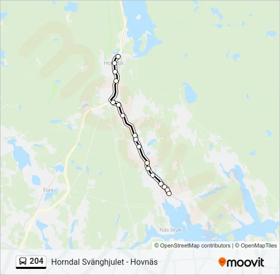 204  Line Map
