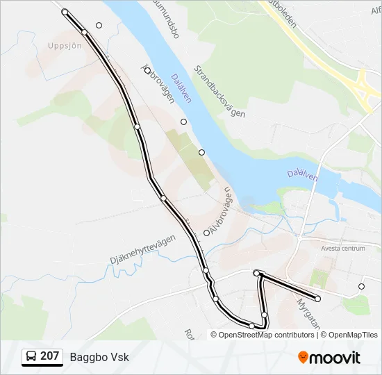 207  Line Map