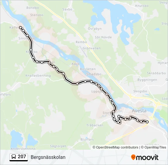 207  Line Map