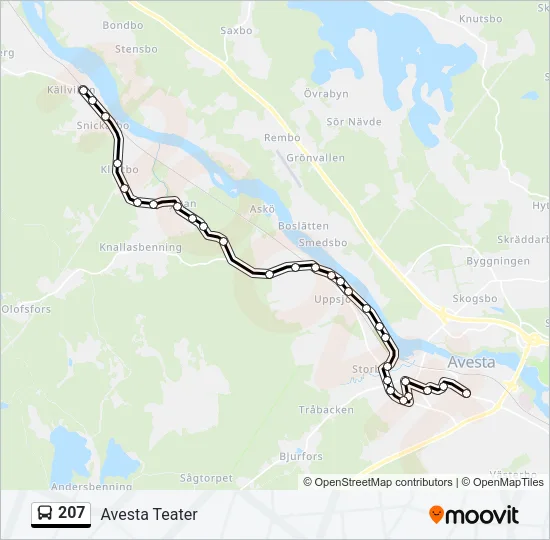 207  Line Map