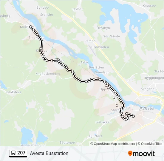 207  Line Map