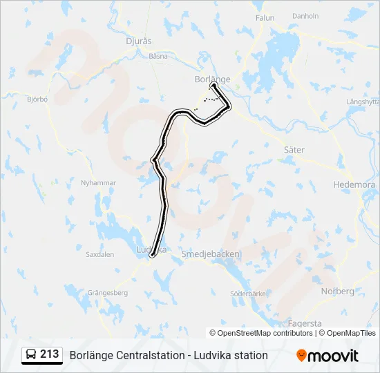 213  Line Map