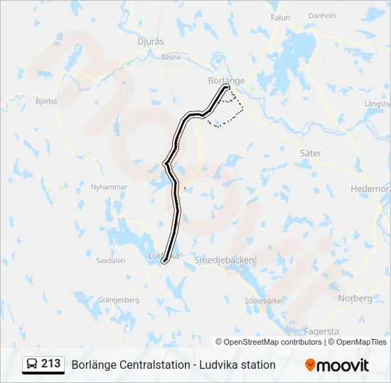 213  Line Map