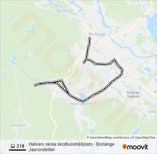 218  Line Map