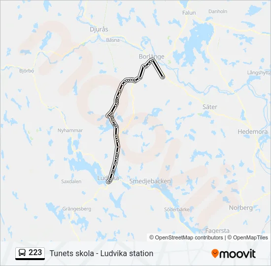 223  Line Map