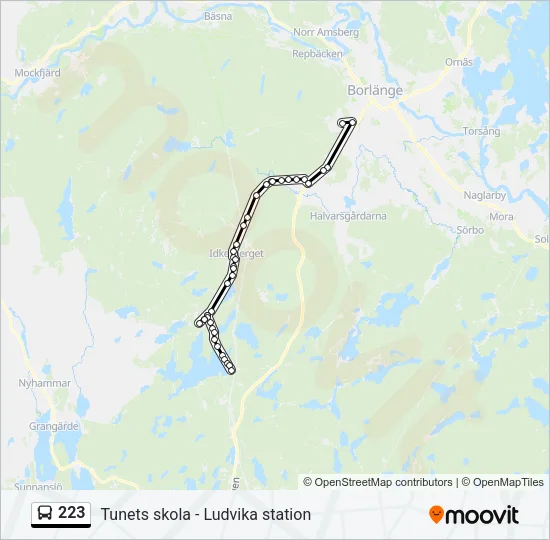 223  Line Map