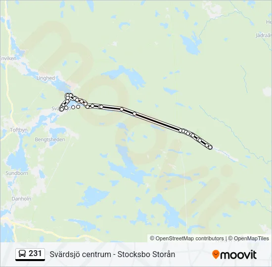 231 Bus Line Map