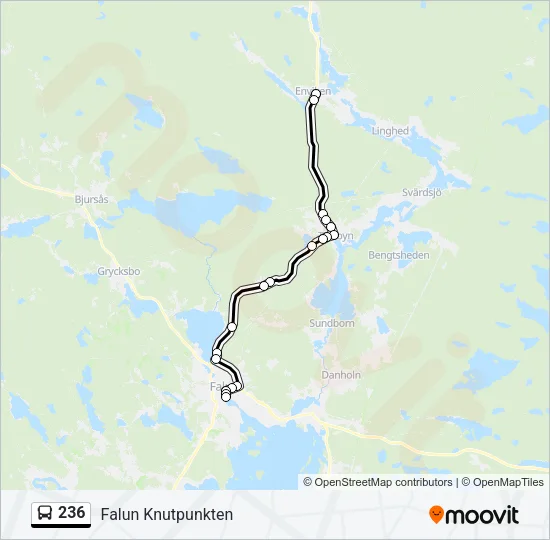 236 Bus Line Map