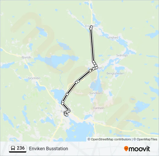 236 Bus Line Map