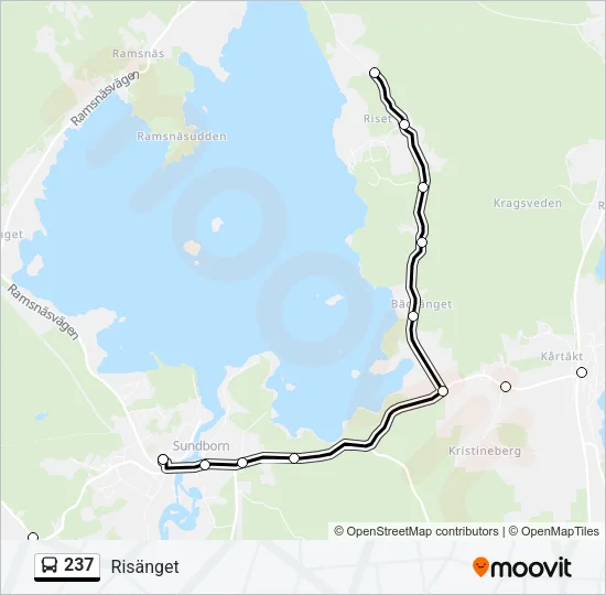 237 Bus Line Map