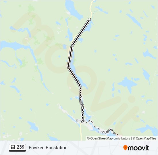 239 bus Line Map