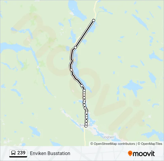 239 Bus Line Map