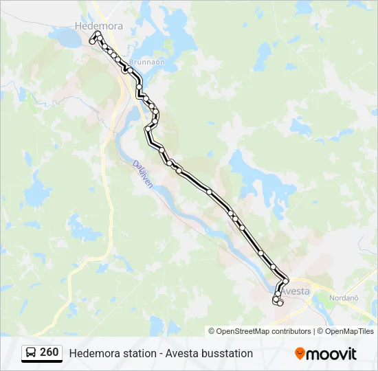 260  Line Map