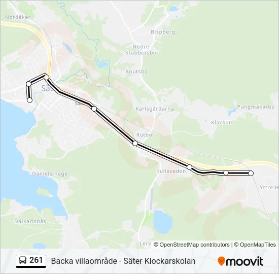 261  Line Map