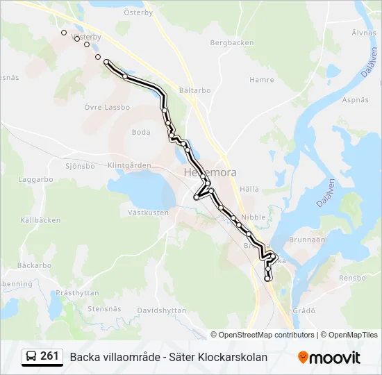 261  Line Map