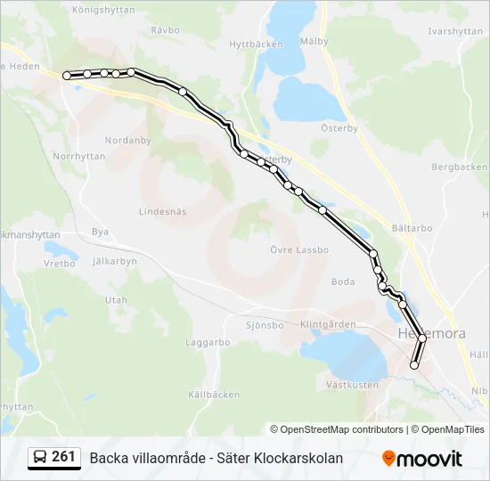 261  Line Map