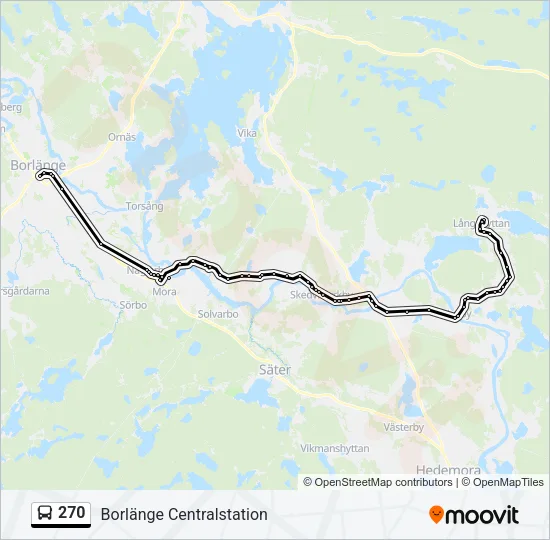 270 Bus Line Map