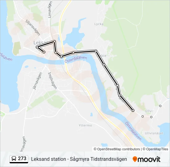 273 Bus Line Map