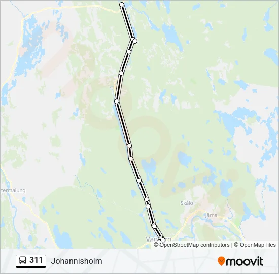 311 Bus Line Map