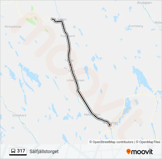 317  Line Map