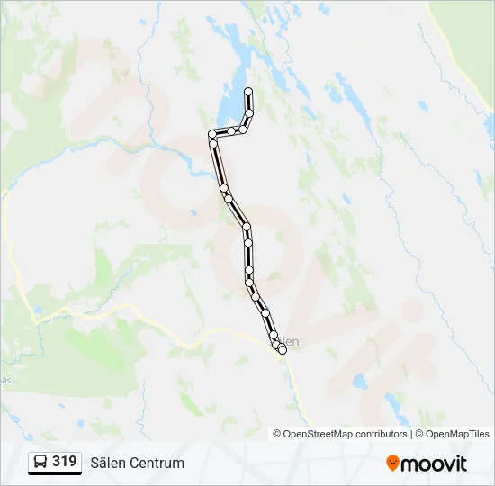 319 Bus Line Map
